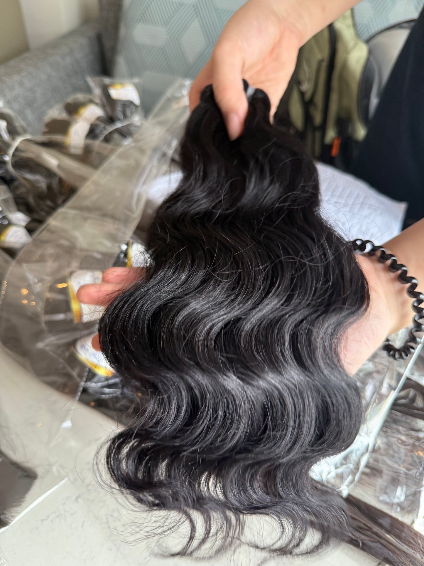 Tissage Noble – Virgin Wavy “Soleil d’Opale”